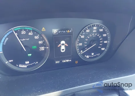 2016 Hyundai Sonata Hybrid Limited z USA, uszkodzony, nr VIN KMHE34L17GA014776